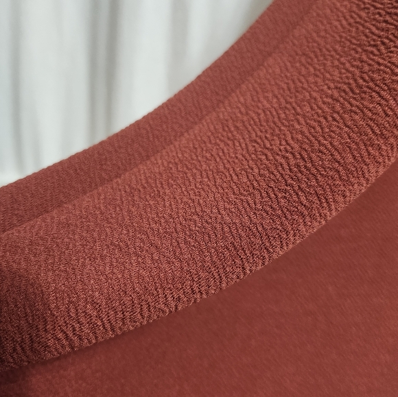 Bnwot Gorgeous rust color cropped wide legged jumpsuit. Size Xs FIRM ON PRICE - Picture 7 of 8